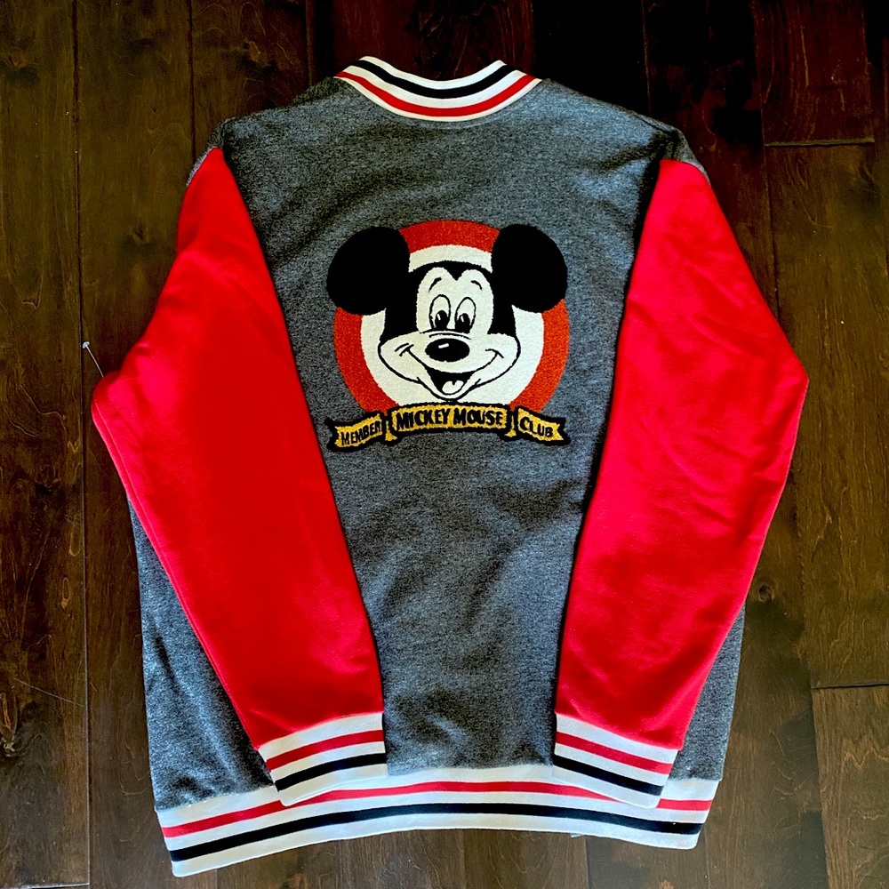 Disney parks Mickey Mouse club varsity jacket